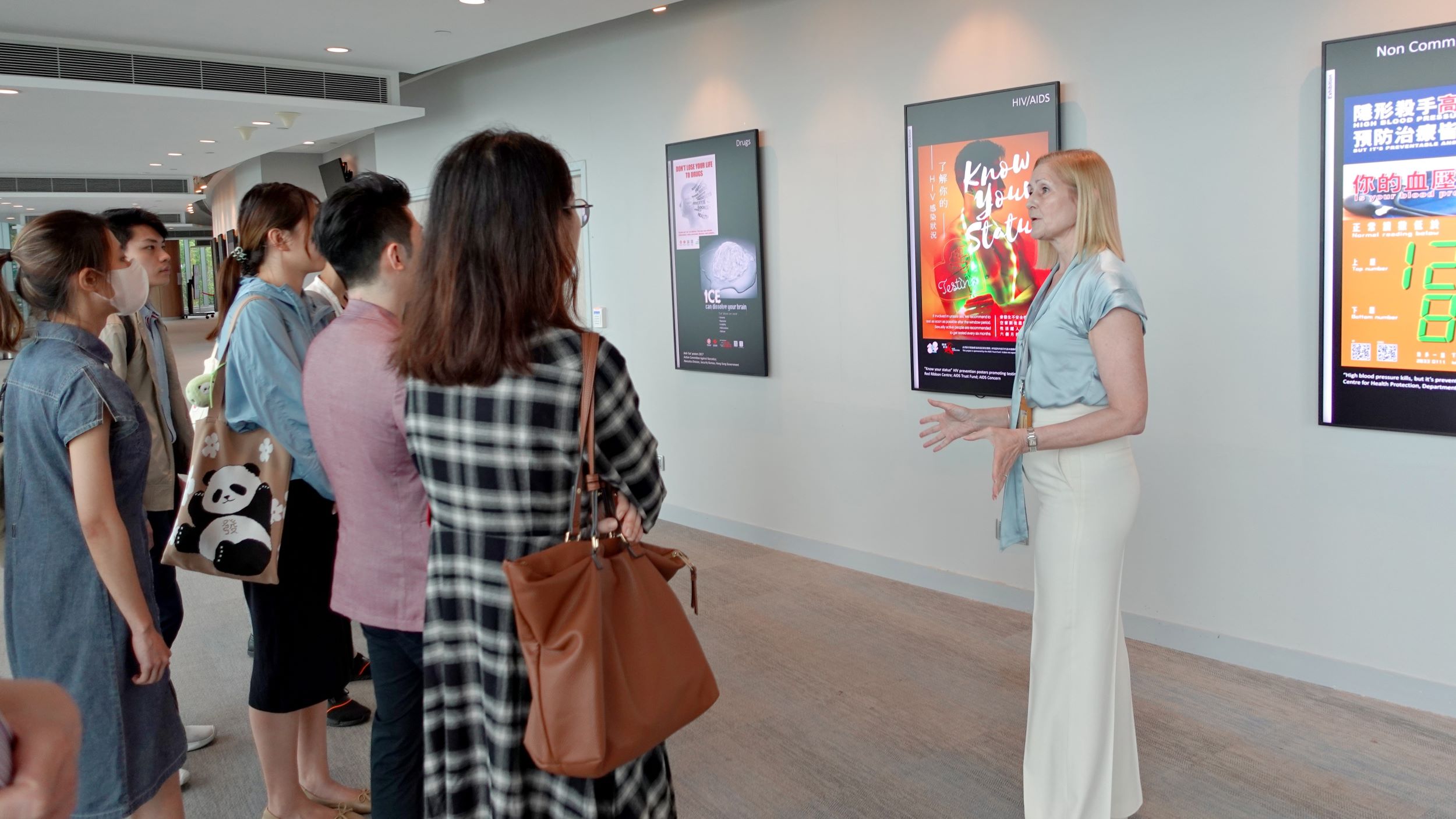 「Health by Design – The art of health messaging in HK」電子展覽導賞團 團體合照